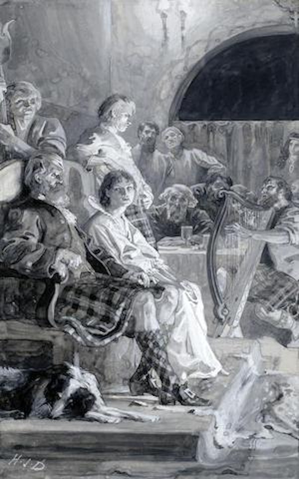 Illustration for 'The Legend of Montrose' by Herbert James Draper