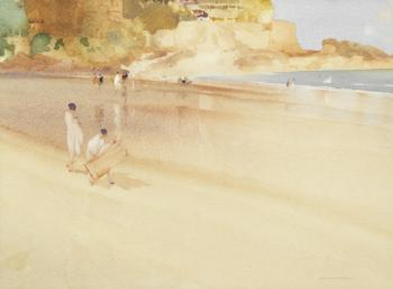Early Arrivals, Dinard by William Russell Flint