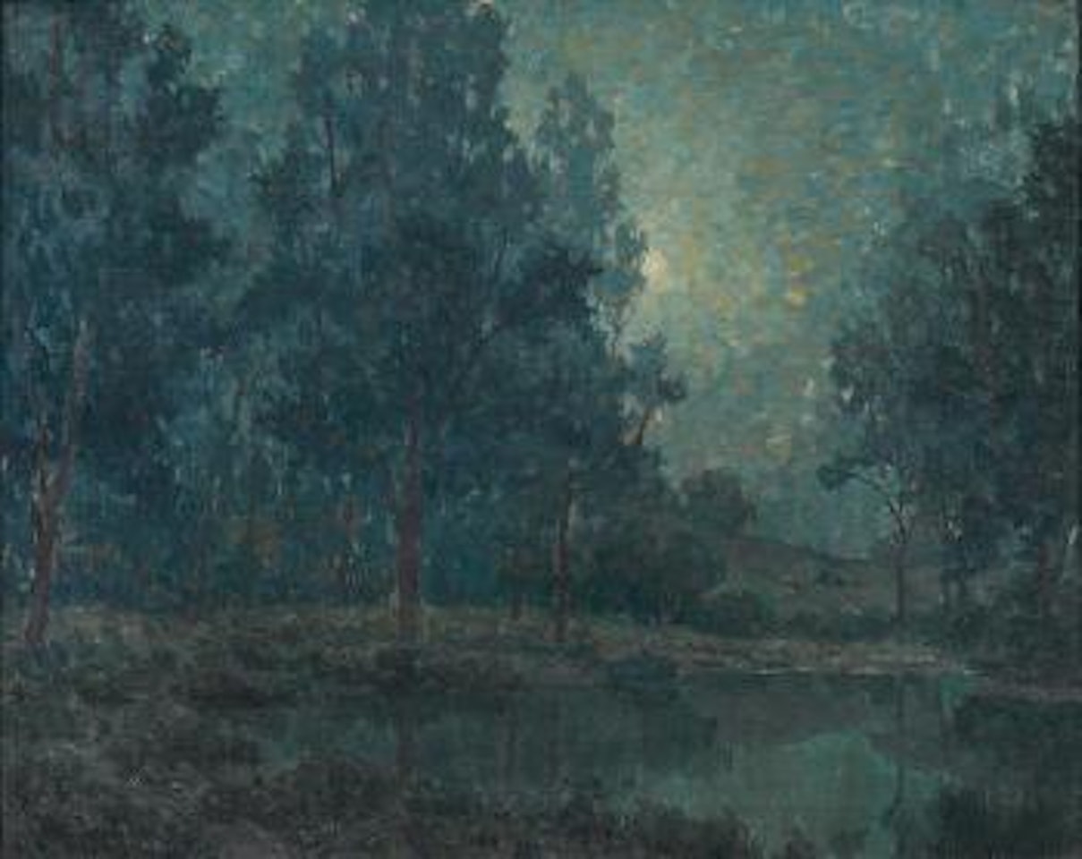 Bluish Moonlight by Granville Redmond