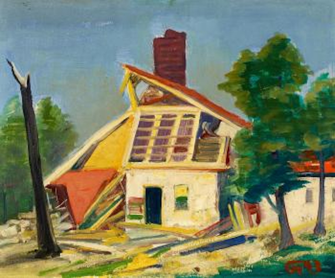 Ruin of a Mansion by Karl Hofer