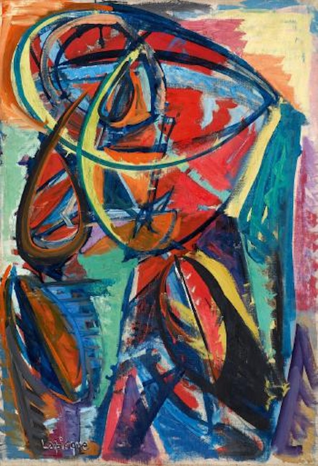 L'homme au bord de l'eau by Charles Lapicque