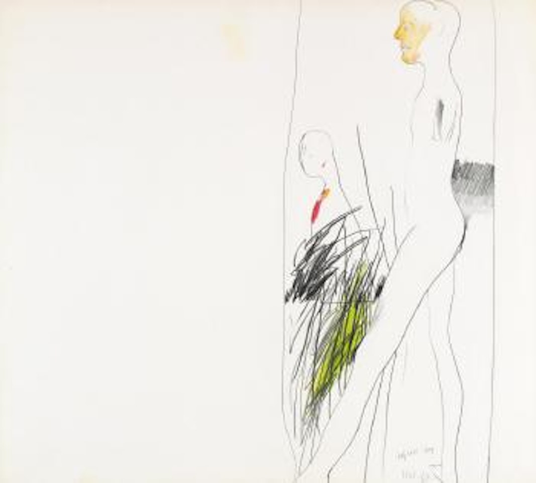 Helpless boy by David Hockney