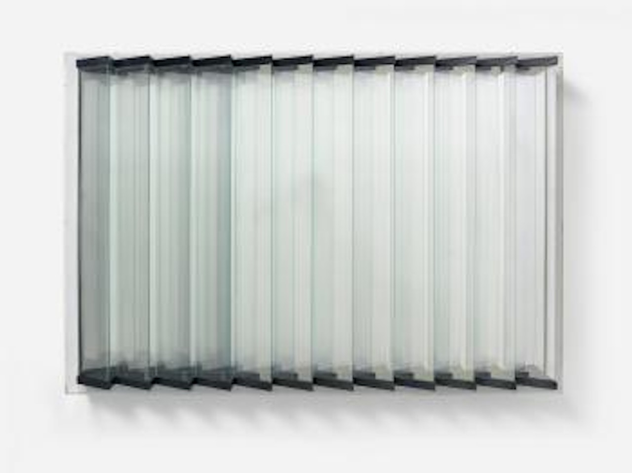 Mirror object by Adolf Luther