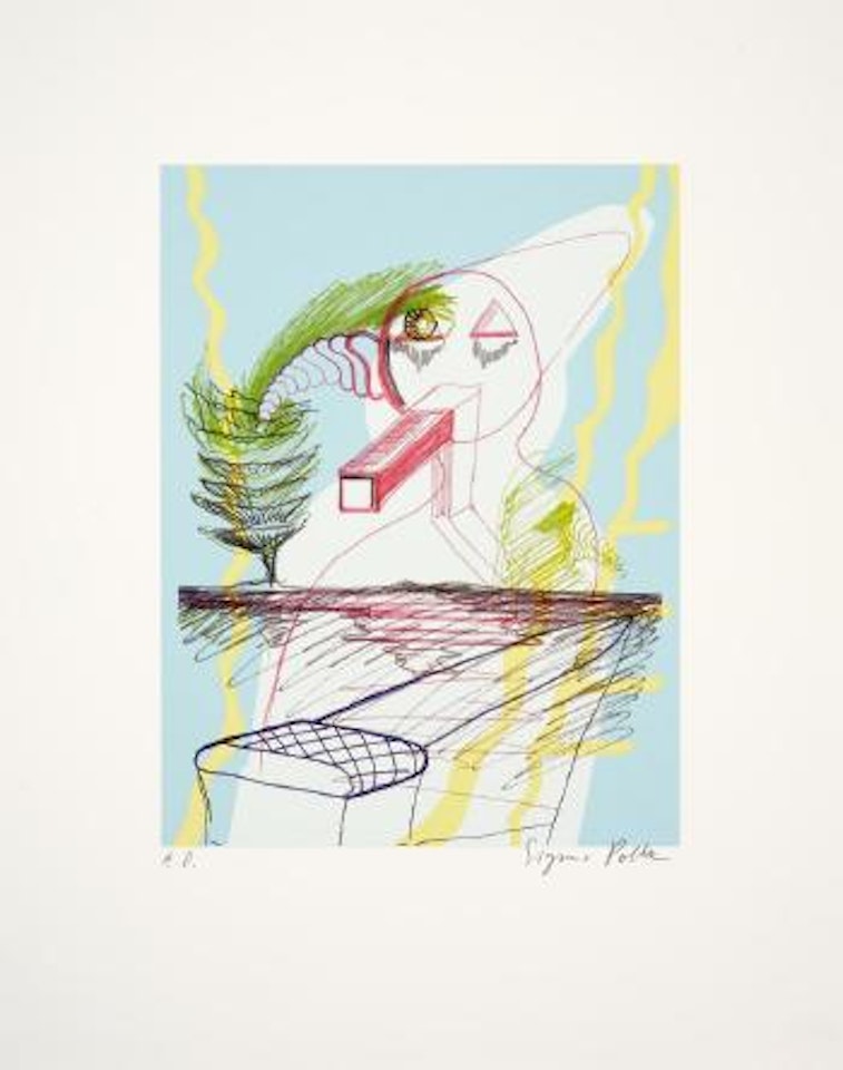 Full Moon in Aries by Sigmar Polke