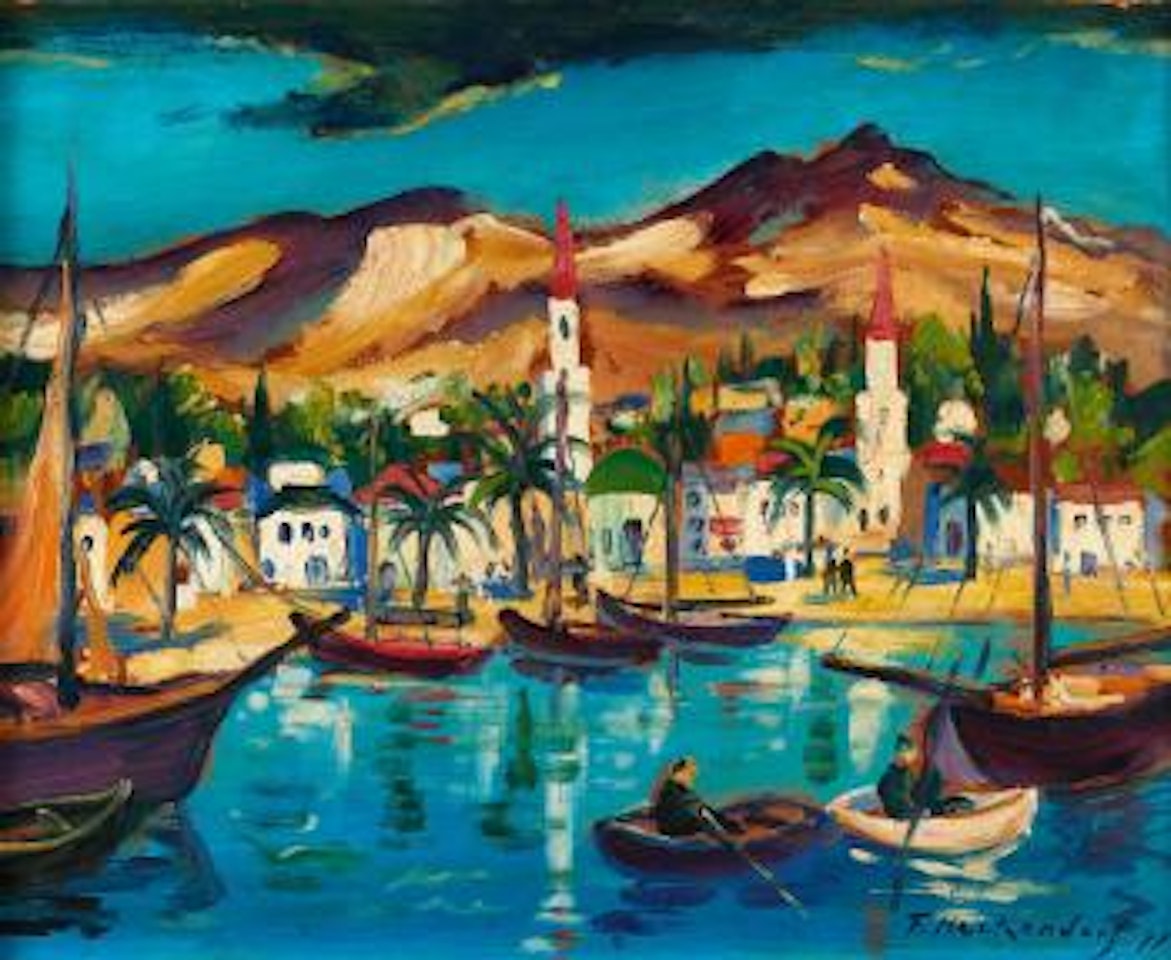 Southern Lakescape by Franz Heckendorf