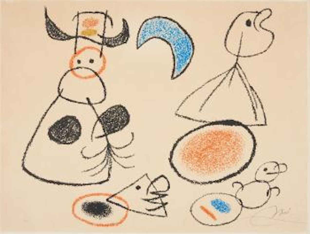 Ohne Titel by Joan Miró