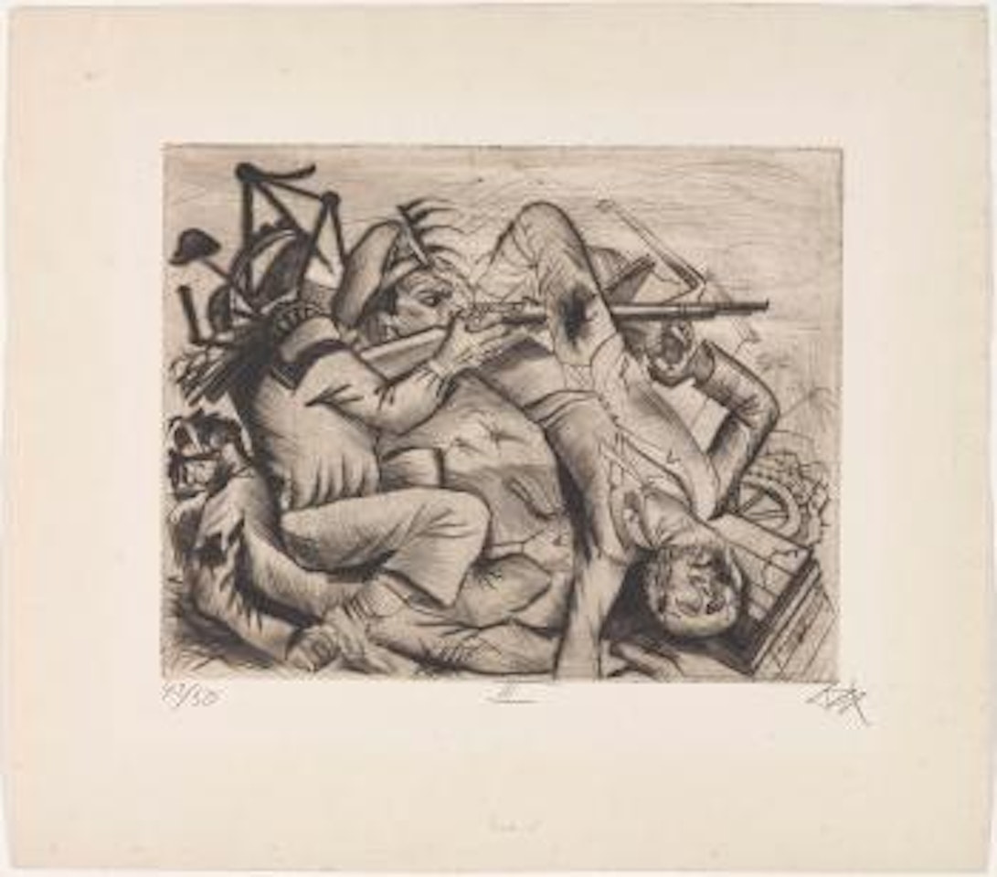 Die Barrikade by Otto Dix