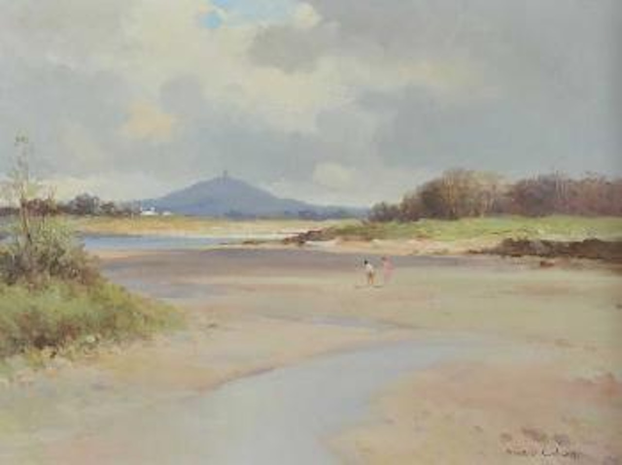 Low tide Strangford lough by Maurice Canning Wilks