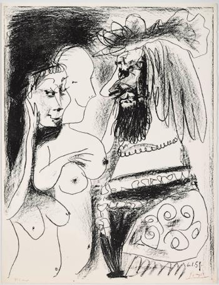 Le vieux roi by Pablo Picasso