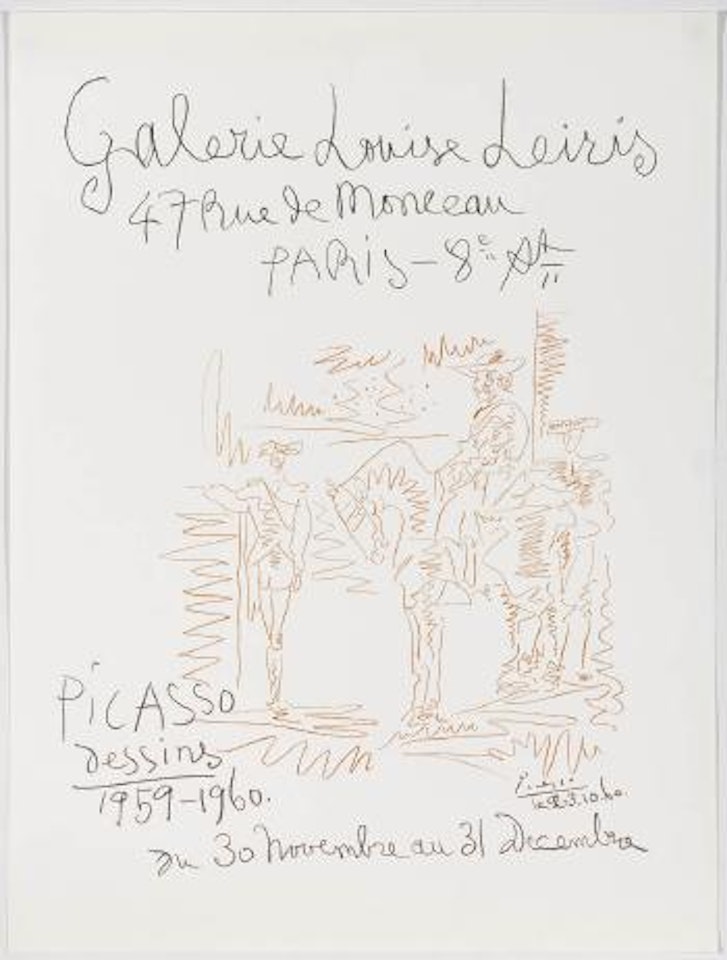 Affiche Exposition by Pablo Picasso