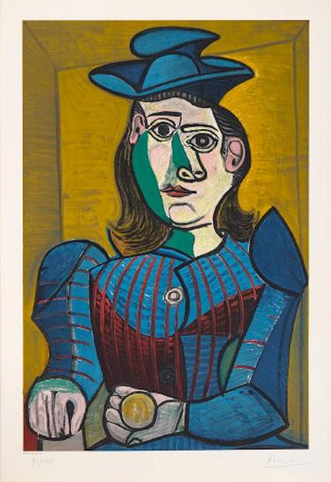 Buste de Femme au Chapeau Bleu (Dora Maar) by Pablo Picasso