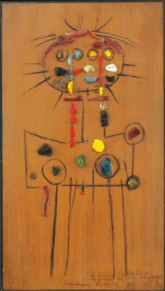 Omaggio ai Coniugi Editori Giani by Roberto Crippa by Lucio Fontana