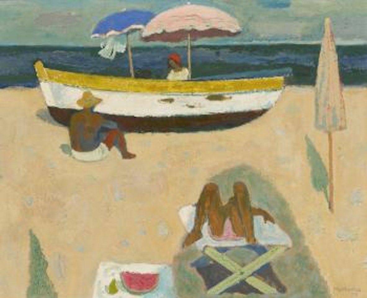 Siesta, Circeo by Alberto Morrocco