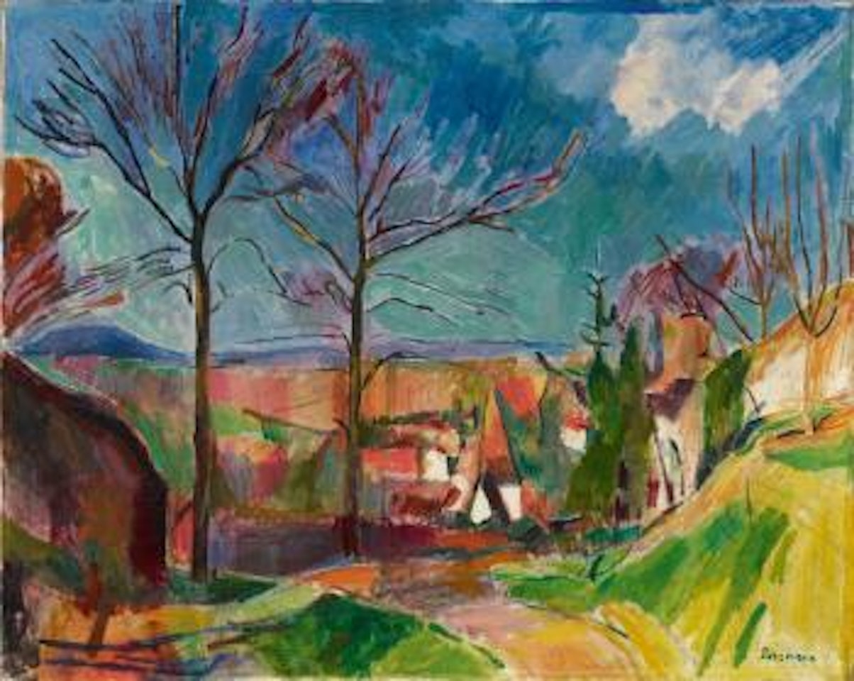 Landschaft bei Beilstein by Hans Purrmann