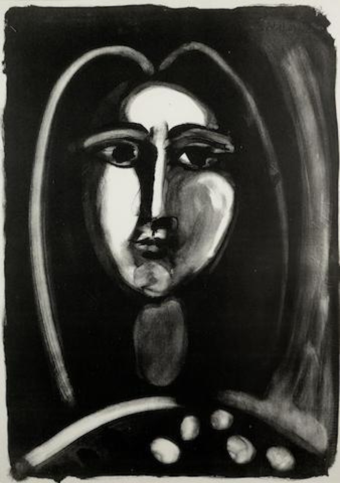 TÃªte de Femme (Mourlot 122) by Pablo Picasso