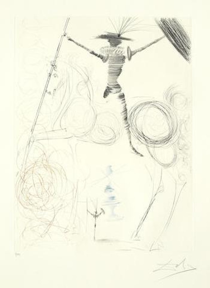Don Quichotte (Michler & Löpsinger 451) by Salvador Dali
