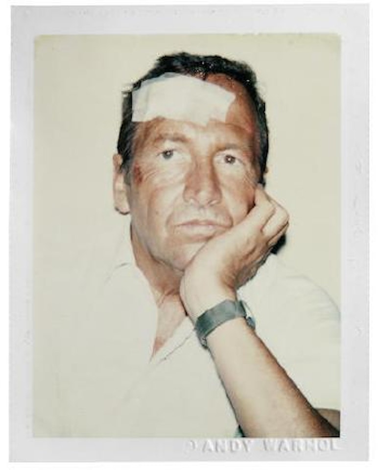 Portrait of Robert Rauschenberg by Andy Warhol