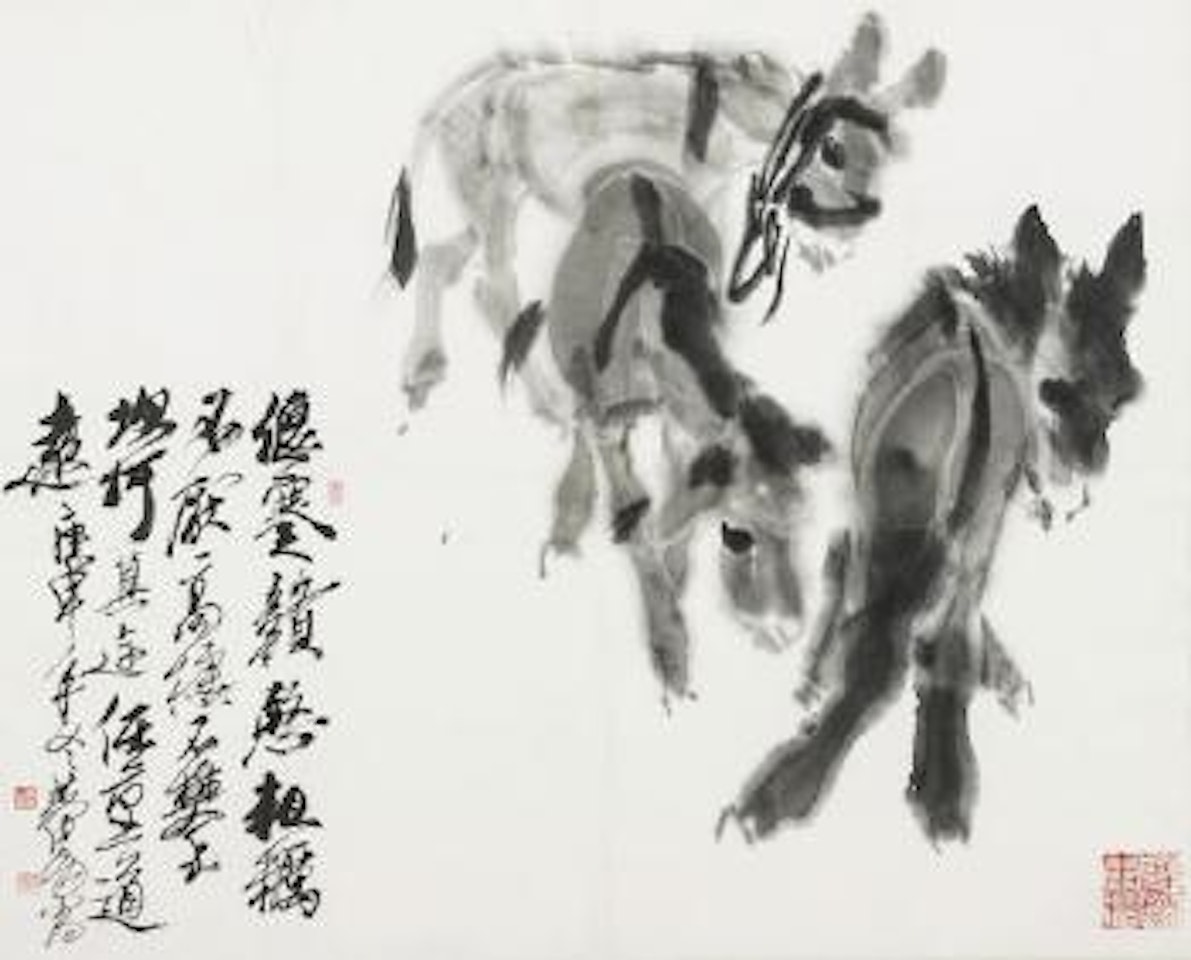 Donkeys by Huang Zhou