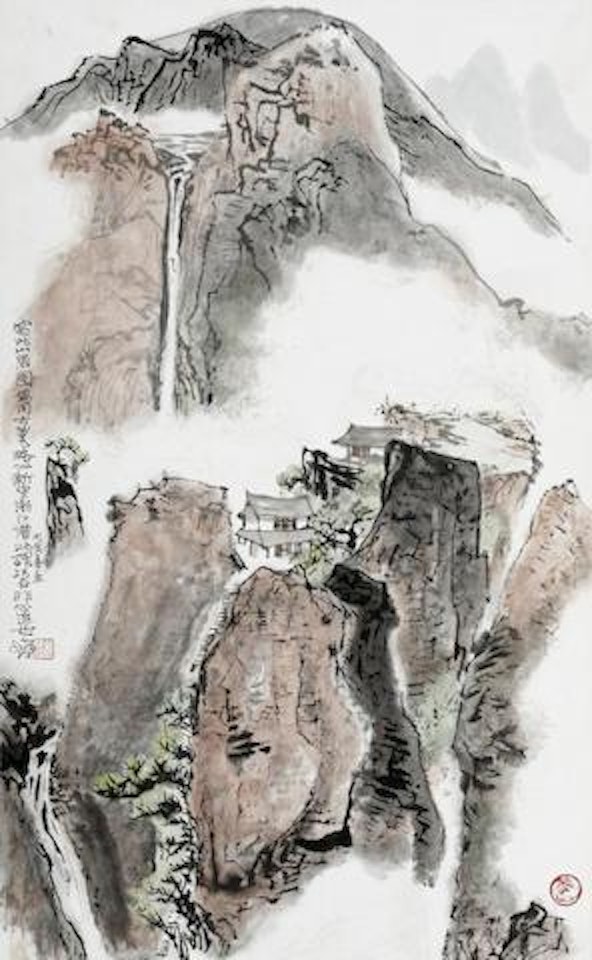 Dwelling in the Mountains by Cheng Shifa