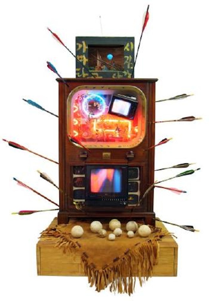 Couch potatoes in Taos by Nam June Paik