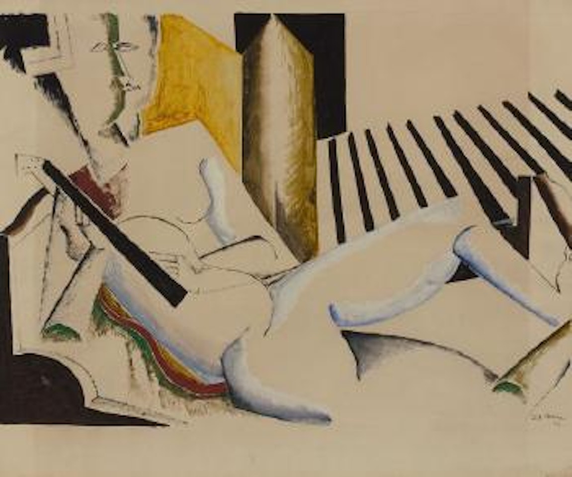 Femme a guitare by Ossip Zadkine