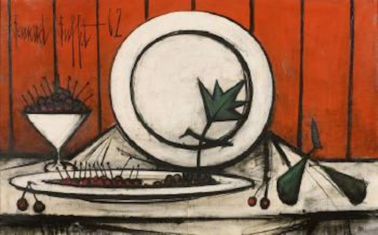 Nature morte aux cerises by Bernard Buffet