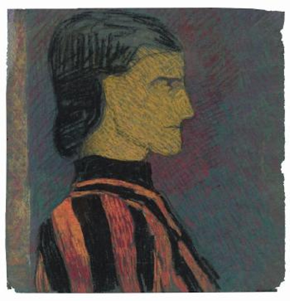 Les Meules - Homme de profil by Édouard Vuillard