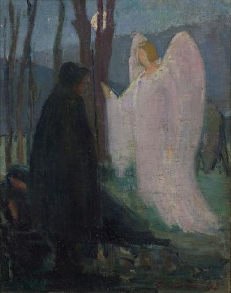 L'Annonce aux bergers by Emile Bernard