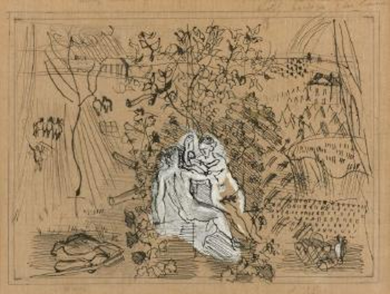 Scène Bachique by Raoul Dufy