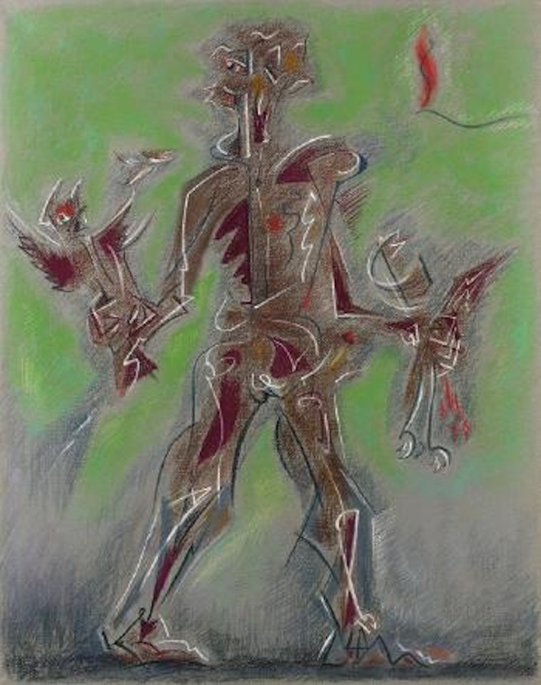L'étrangleur d'oiseaux by André Masson