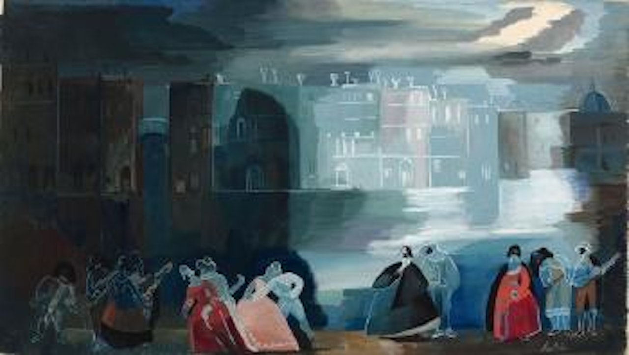 Carnaval à Venise by Alexandra Exter