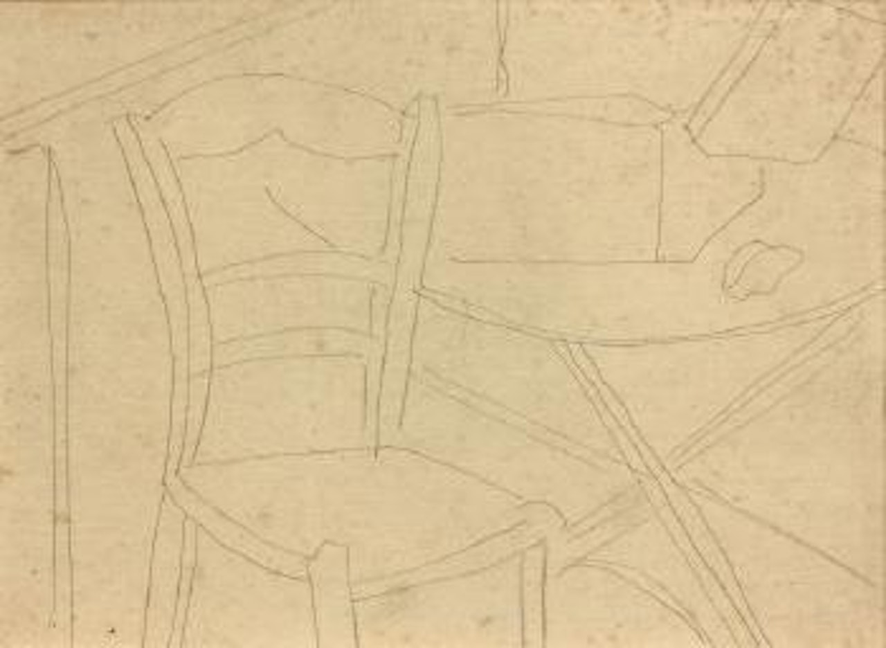 Chaise et table by Fernand Leger