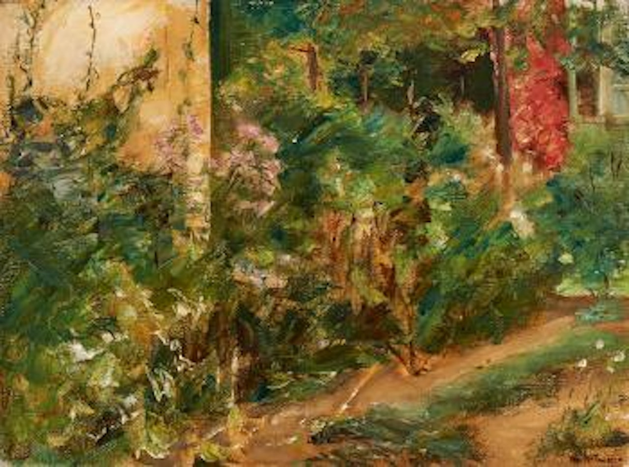 Der Nutzgarten in Wannsee nach Nordosten by Max Liebermann