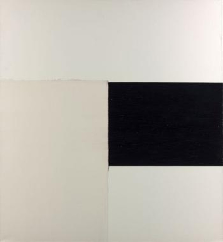 Exposed painting by Callum Innes