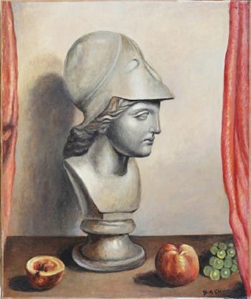 Bust of Minerva by Giorgio de Chirico