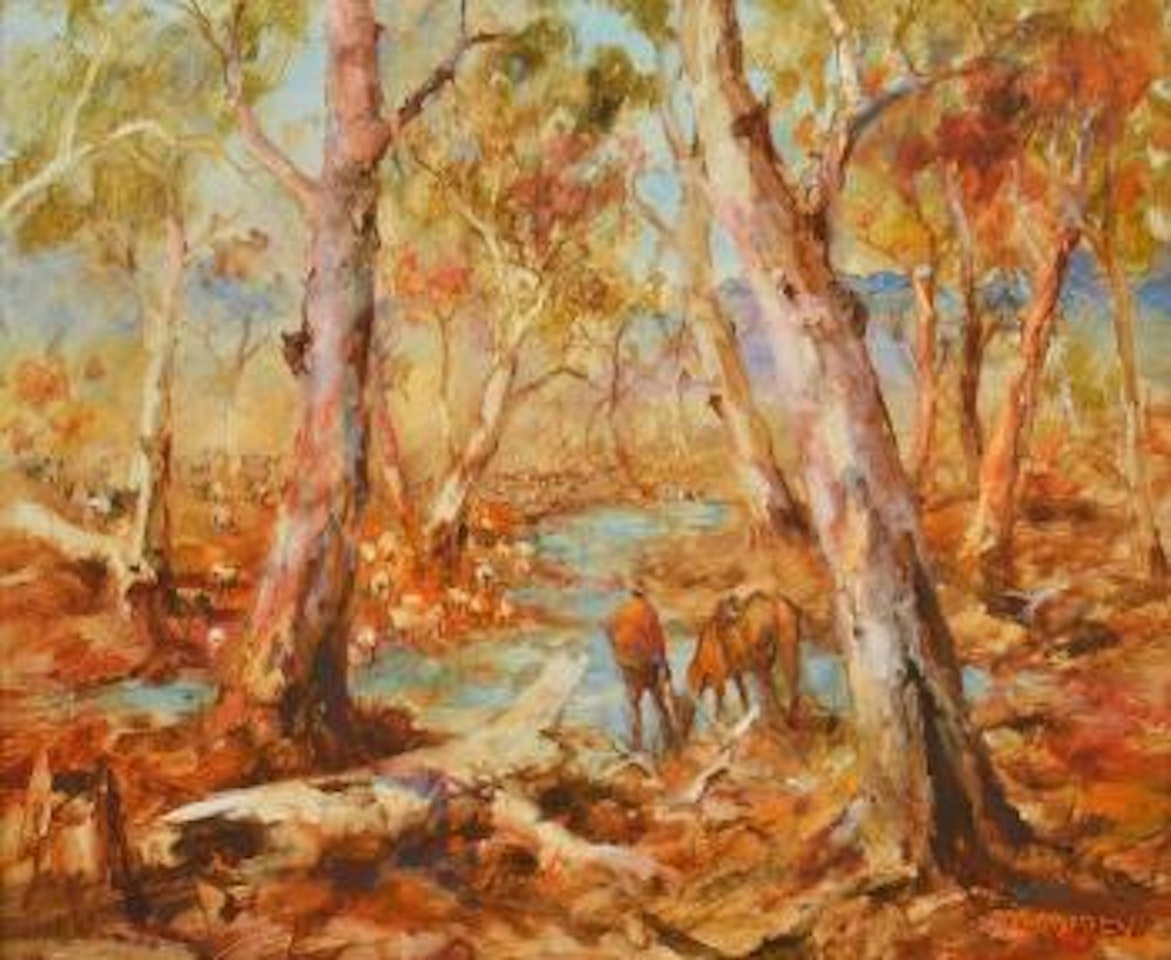 Along the Headwaters of the Condamine, Warwick, QLD by Hugh Sawrey