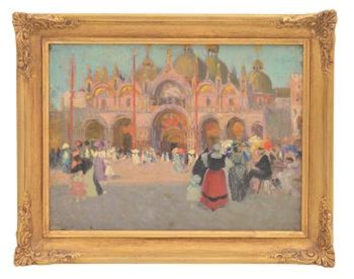 St Mark's Square, Venice by Ethel Carrick Fox
