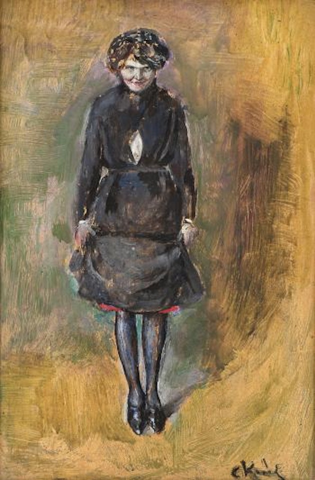 Stående pike by Christian Krohg