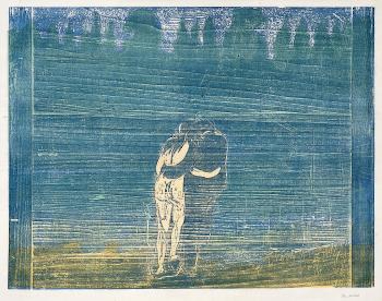 Mot skogen I by Edvard Munch