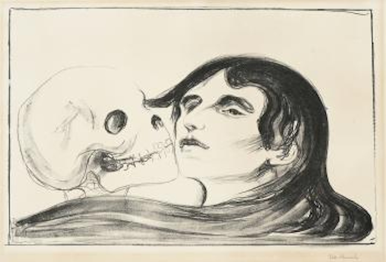 Dødskyss by Edvard Munch