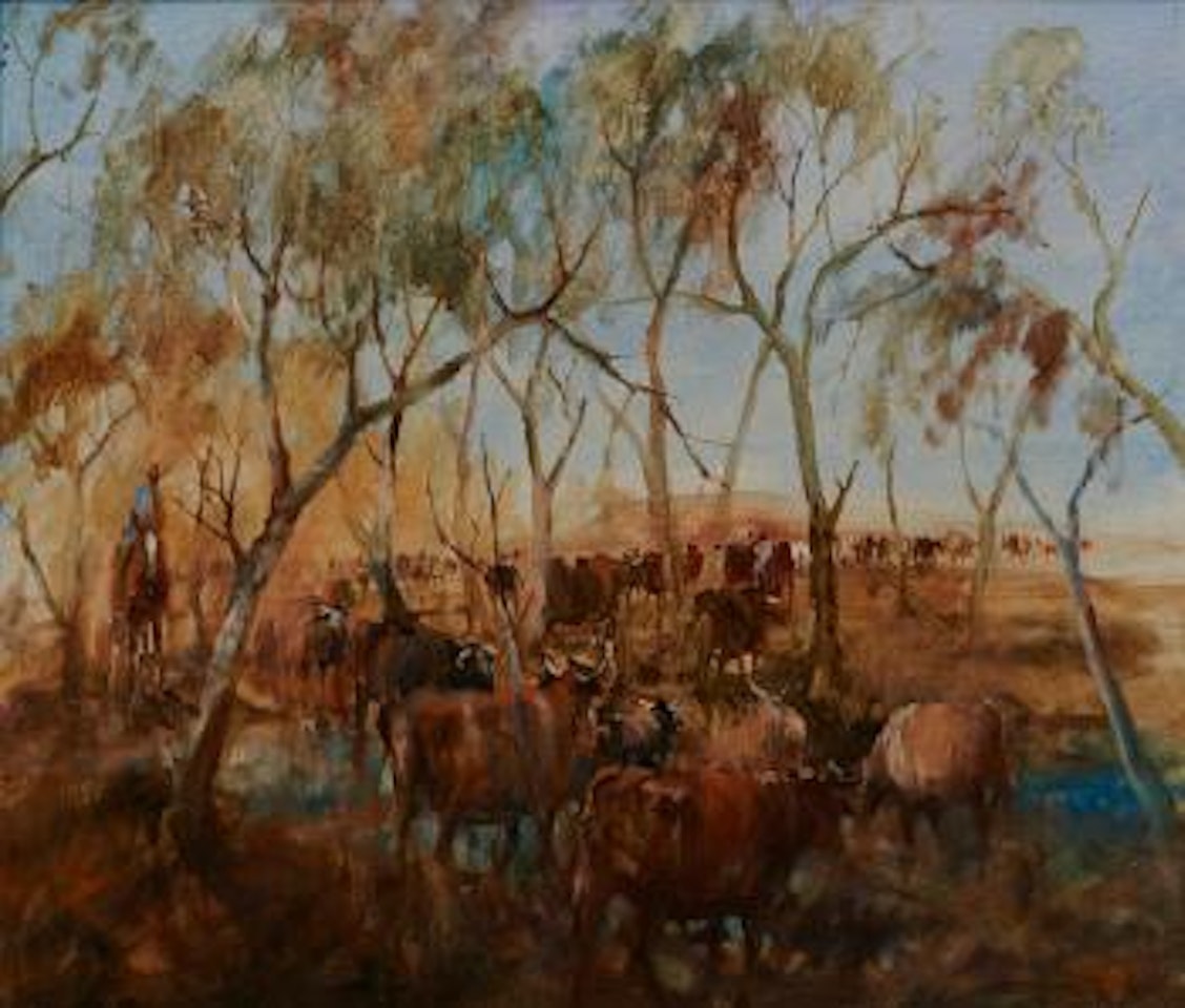 Droving down the Cooper by Hugh Sawrey