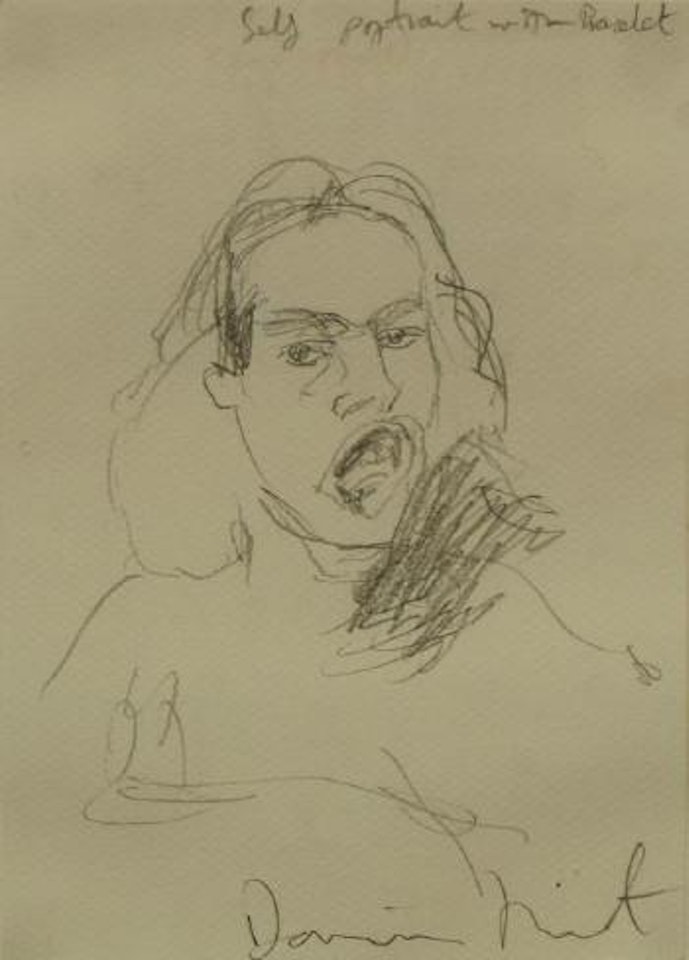 Self Portrait with Bracelet by Damien Hirst