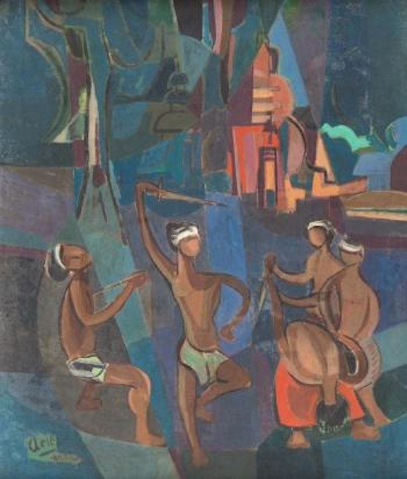 Personnages dansants by Arie Smit