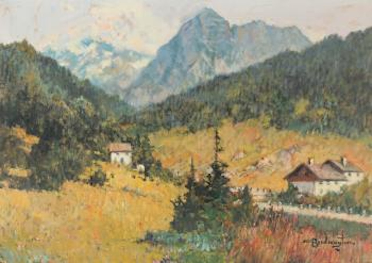 Veduta montana by Cesare Bentivoglio