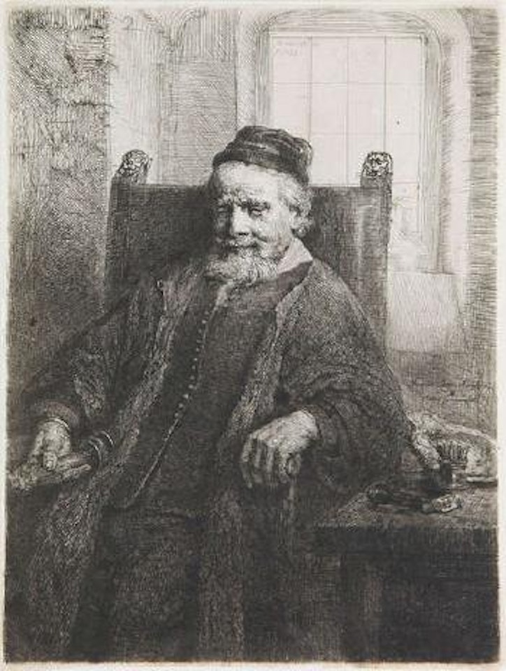 Portrait of Johannse Lutma by Attributed to Rembrandt Harmensz van Rijn