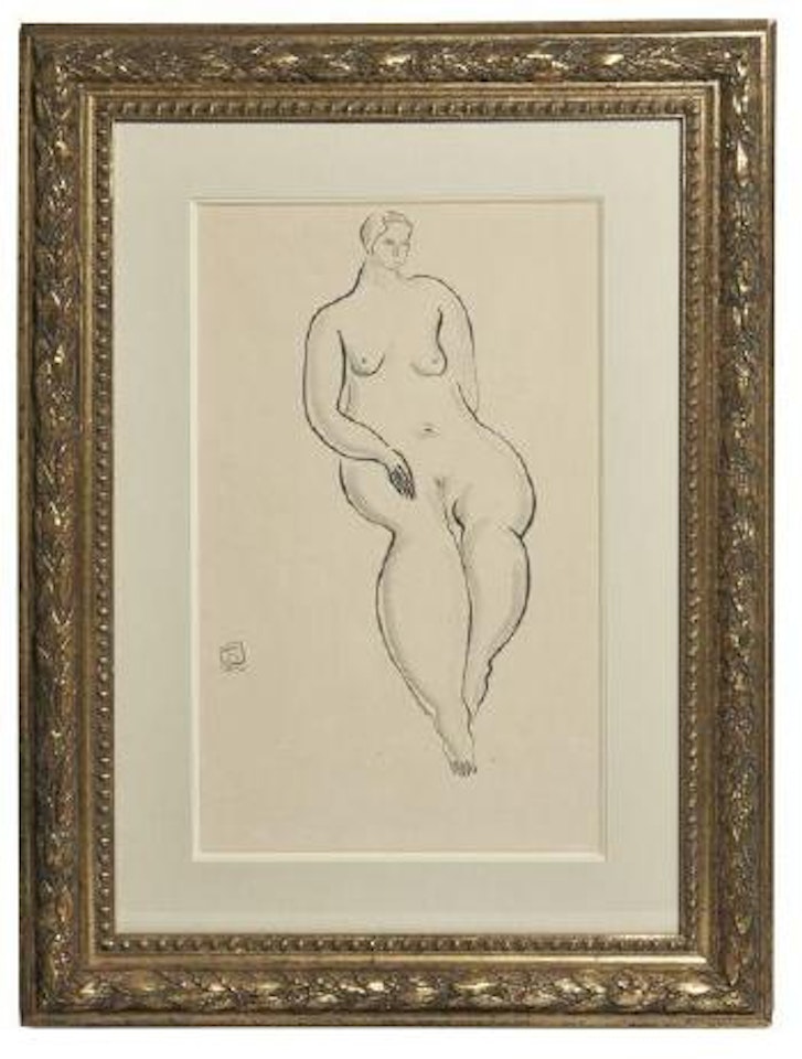 Femme nue debout by Sanyu