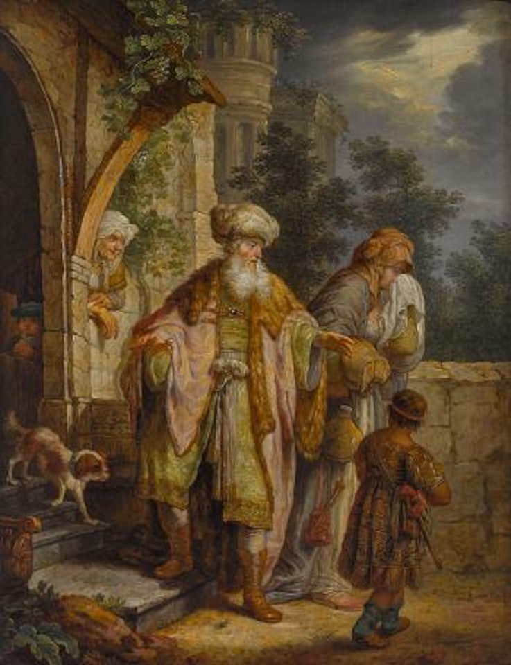 Die Verstoßung der Hagar by Christian Wilhelm Ernst Dietrich