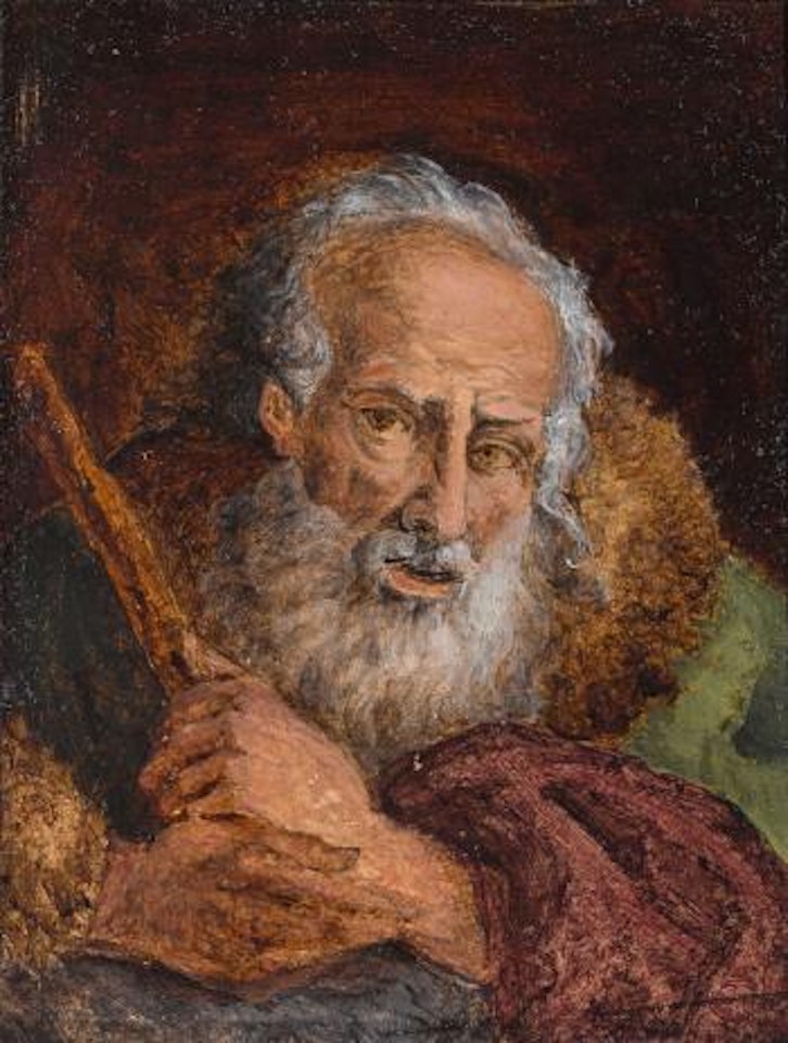 Bärtiger Alter by Carl Spitzweg