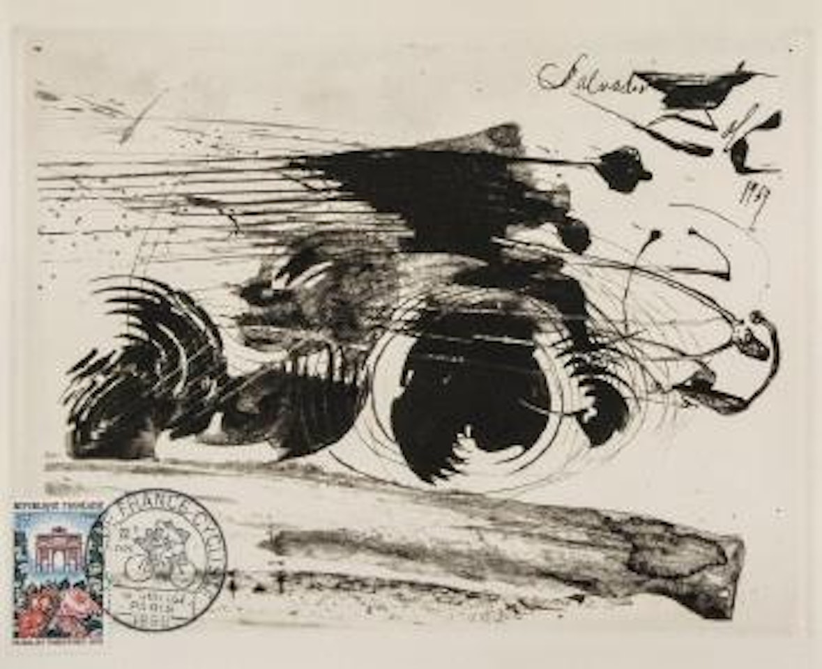 Tour de France Cycliste (M.&L.66A) by Salvador Dali
