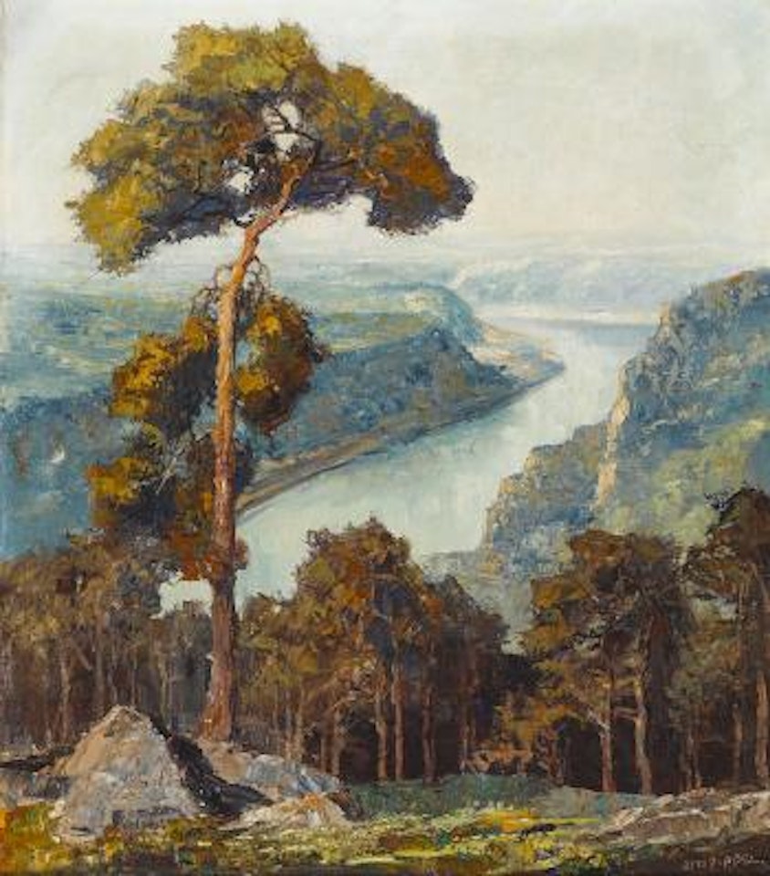 Rheinlandschaft by Otto Pippel